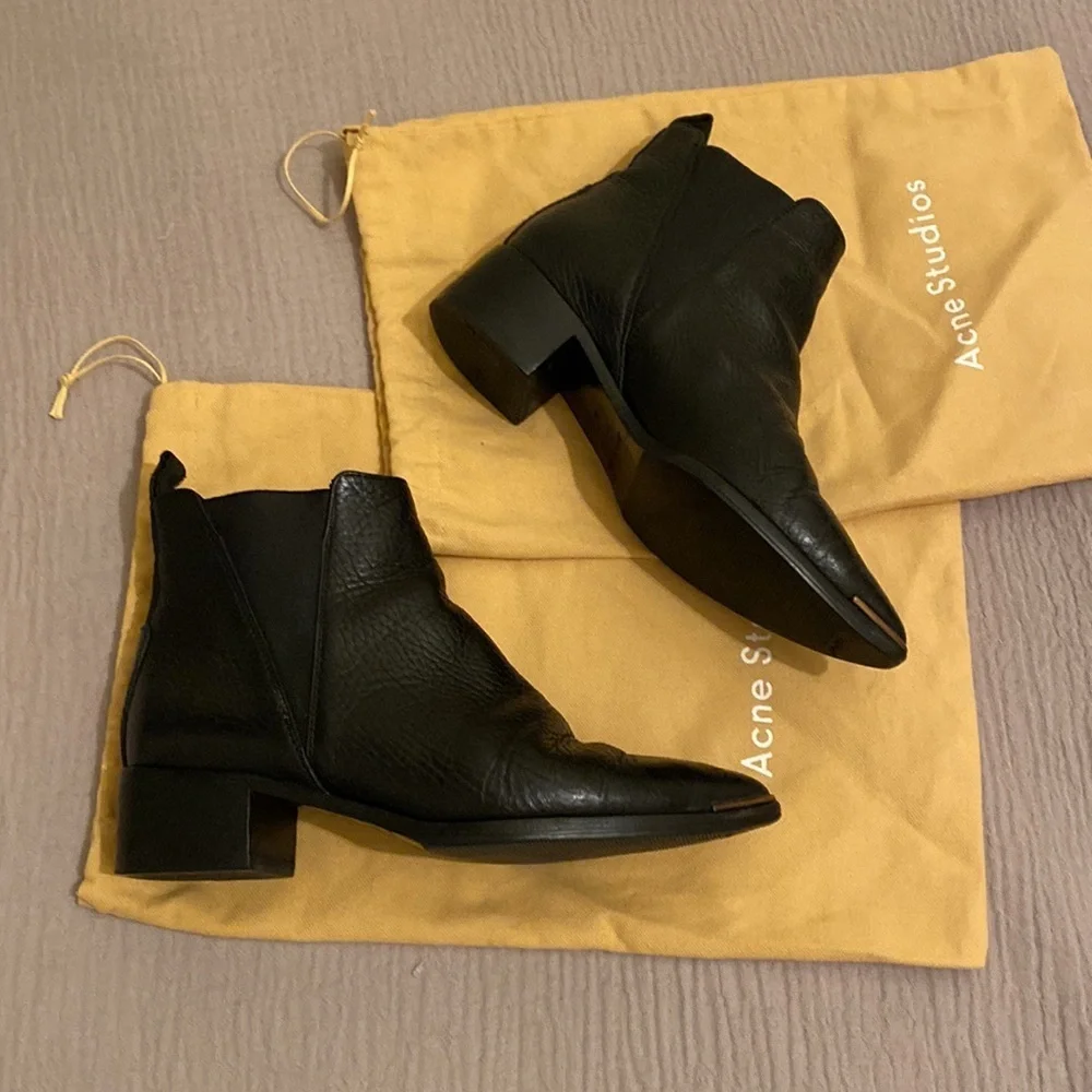 ACNE STUDIOS JENSEN BOOTS . Size 36 . Made in Italy - Picture 3 of 11